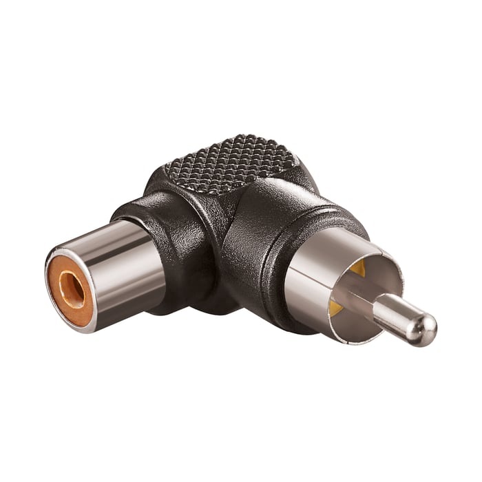 RCA-vinkel | Ljud & bild - Kablar & adaptrar - RCA - RCA-adaptrar | GameStuff