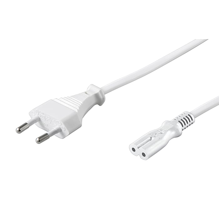 Apparatkabel C7 Vit | Dator - Kablar & adaptrar - Apparatkablar | GameStuff