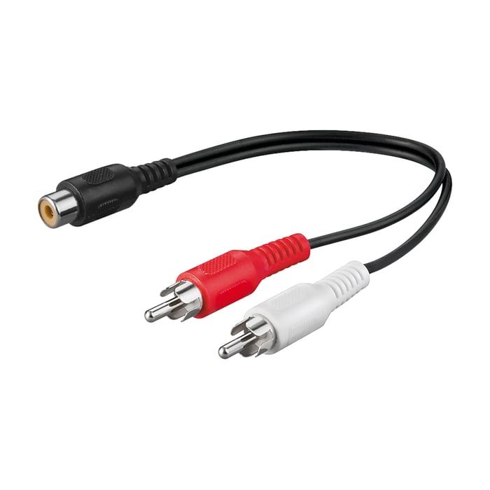 Adapter för subwoofer 2x hane