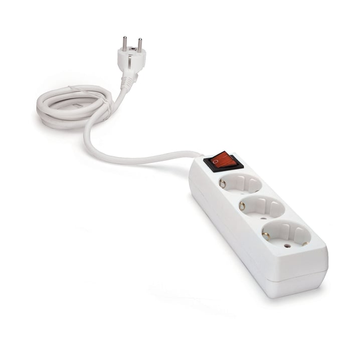 Luxorparts Grenuttag med brytare 3-vägs | Kablar & kontakter - Strömkablar - Grenuttag | GameStuff