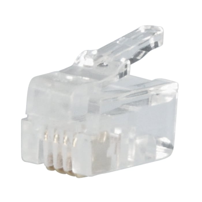 RJ10-kontakt för flat telekabel 10-pack | Hem & fritid - Fast telefoni - Installation | GameStuff