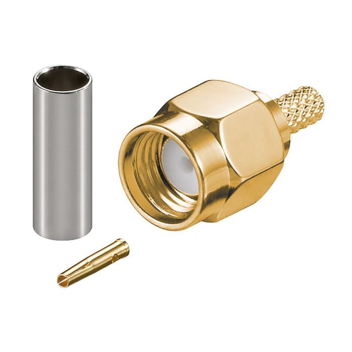 RP-SMA-hane för RG174 | Ljud & bild - Antenner & tillbehör - Kontakter för antenn - SMA-kontakter | GameStuff