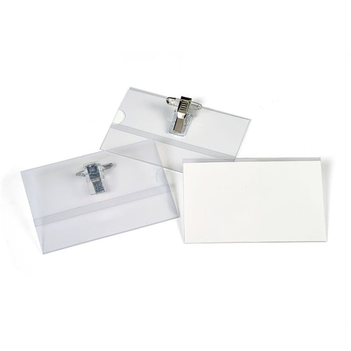 Plastficka för namnbricka 50-pack | Kontor - Märkning - Tillbehör | GameStuff