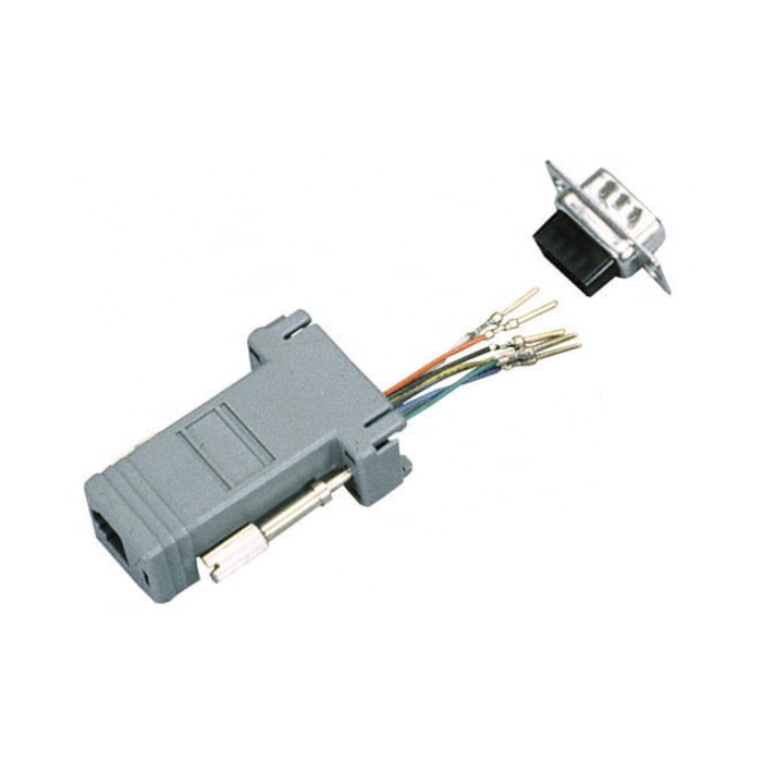 RJ45 till DB9 Stiftadapter