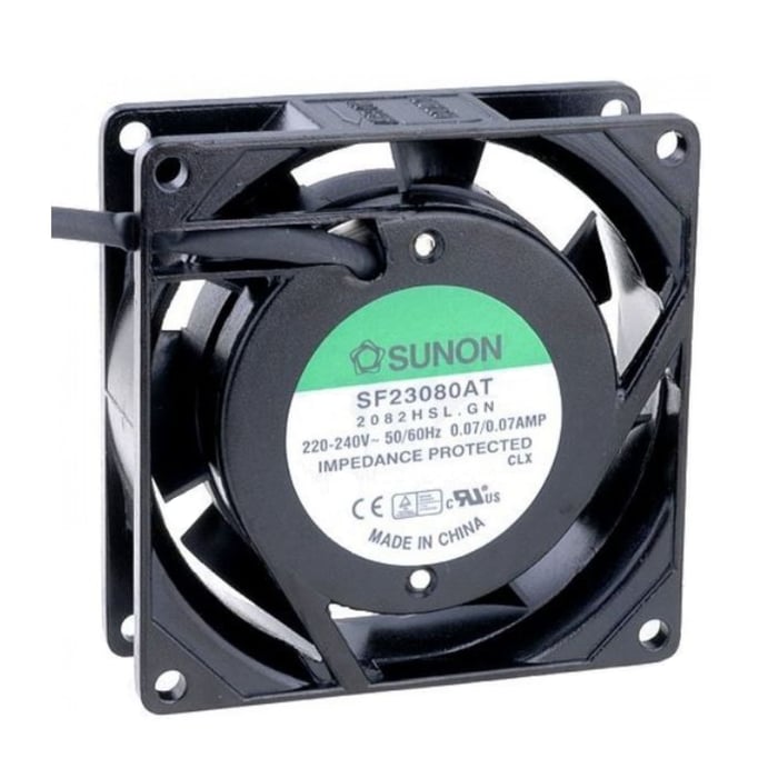 Axialfläkt 230 V 80 mm