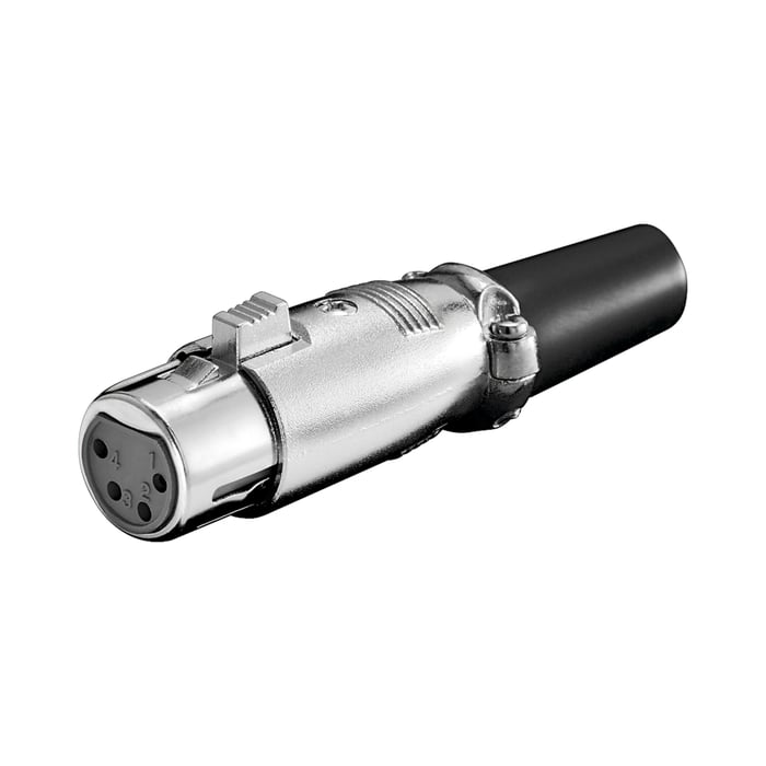 XLR-kontakt 4-polig | Kablar & kontakter - Kablar för ljud - XLR | GameStuff