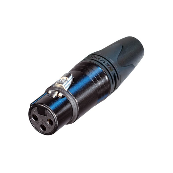 Neutrik XLR-hona Svart