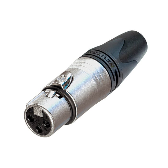 Neutrik XLR-hona Silver