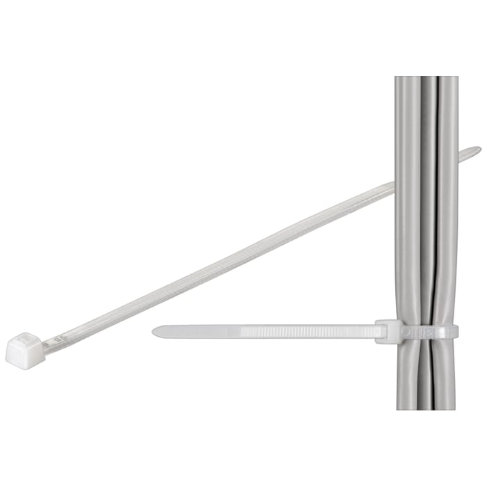 Luxorparts Buntband 100x2,5 mm 100-pack Transparent