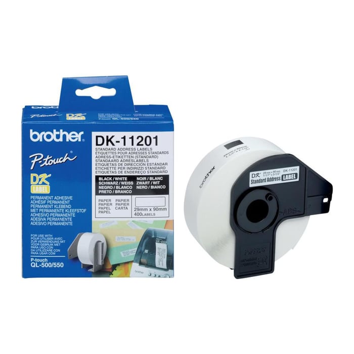Brother DK-adressetiketter 29x90 mm | Kontor - Märkning - Etiketter | GameStuff