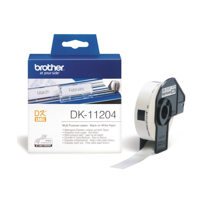 Brother DK-etiketter 17x54 | Kontor - Märkning - Etiketter | GameStuff
