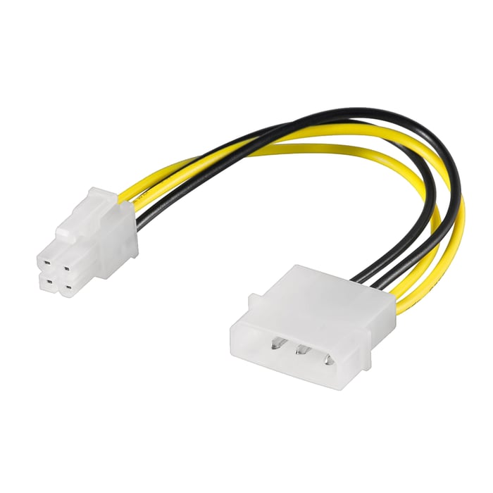 Strömadapter 4-pin Molex till P4