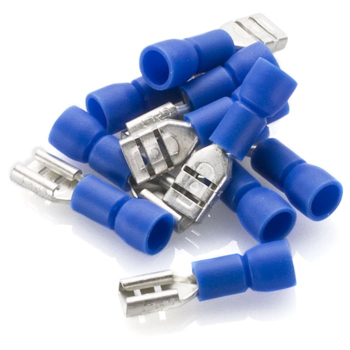 Blå flatstifthylsa 10-pack 4,8 mm