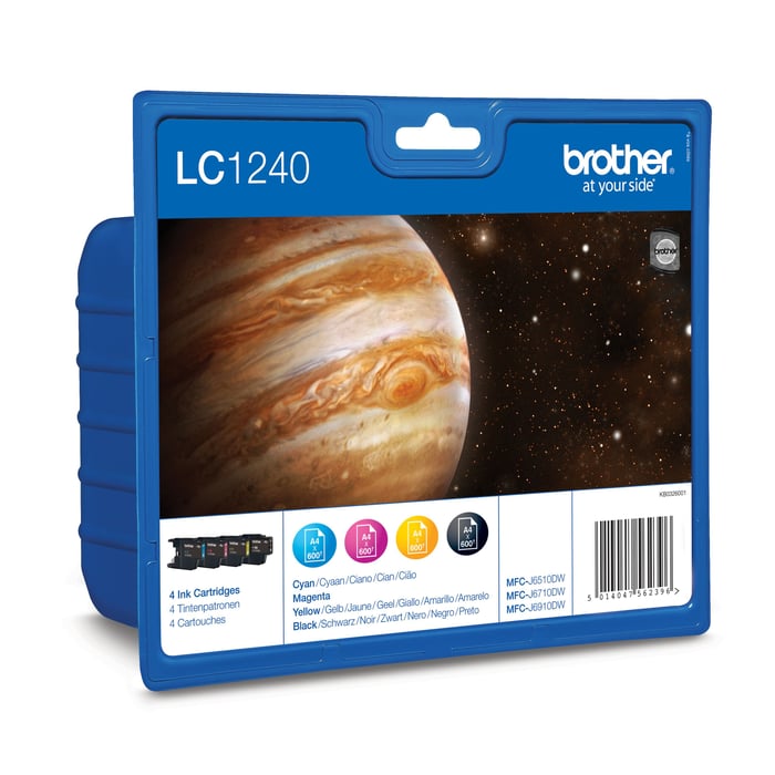 Brother LC1240 Bläckpatron 4-pack | Kontor - Skrivare & tillbehör - Bläckpatroner - Brother | GameStuff