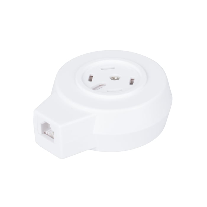 Kjell & Company Utanpåliggande telejack RJ11 | Hem & fritid - Fast telefoni - Installation - Uttag, kontakter - Telejack med modul | GameStuff