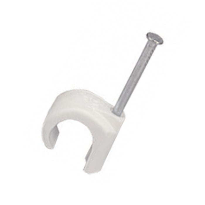 Kabelklammer för rund kabel 7-10 mm 10-pack