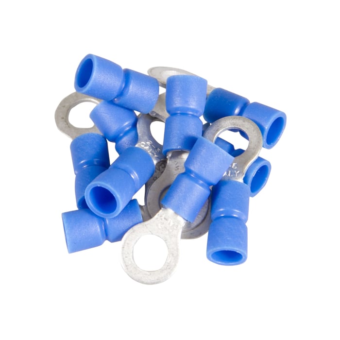 Blå ringkabelsko M5 10-pack