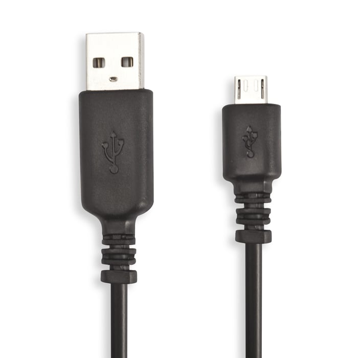 Linocell USB-A till Micro-USB-kabel Svart 2 m