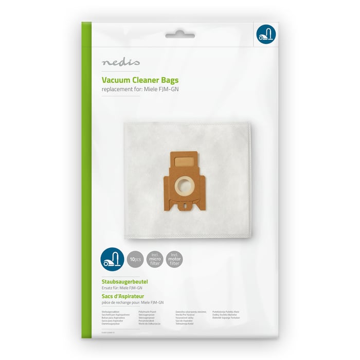 Dammsugarpåse Miele 10-pack | Hem & fritid - Städning & rengöring - Dammsugare - Dammsugarpåsar | GameStuff