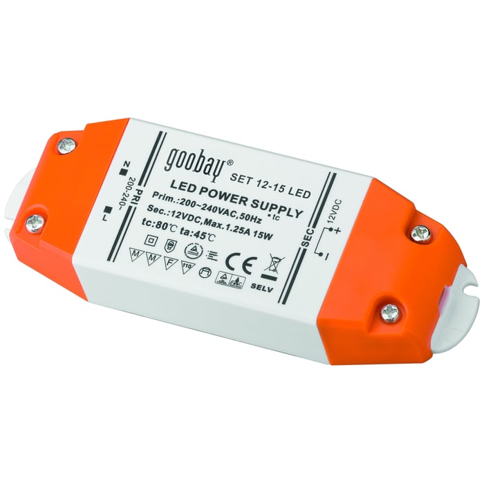 LED-transformator 15 W | Belysning & lampor - Lamptillbehör - Transformatorer - LED-transformatorer | GameStuff