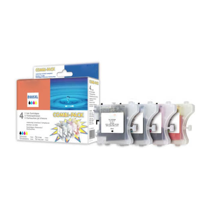 Peach LC985 Bläckpatron 4-pack