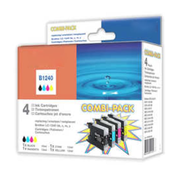 Peach LC1240 Bläckpatron 4-pack