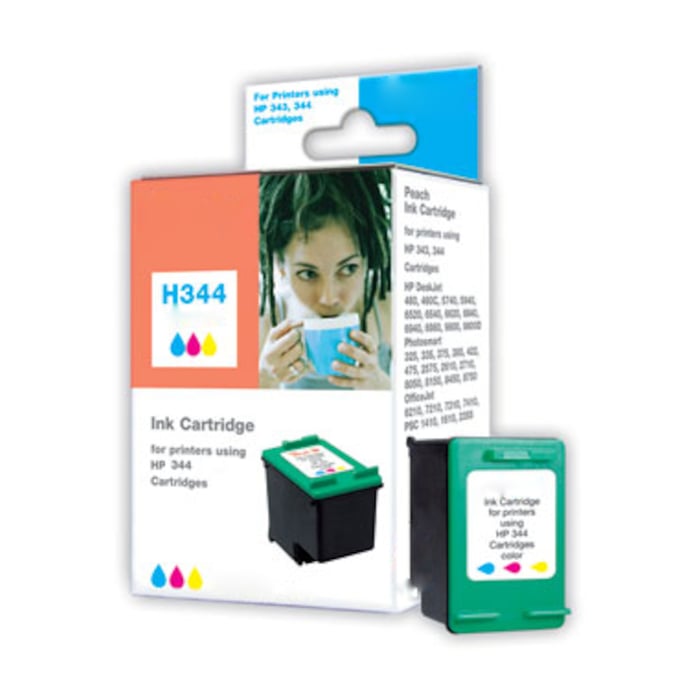 Peach Bläckpatron motsvarar HP 344 Flera färger | Kontor - Skrivare & tillbehör - Bläckpatroner - HP | GameStuff