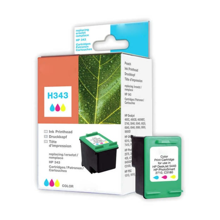 Peach Blekkpatron tilsvarer HP 343 - flere farger