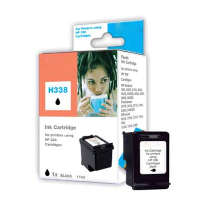 Peach Bläckpatron motsvarar HP 338 Svart | Kontor - Skrivare & tillbehör - Bläckpatroner - HP | GameStuff