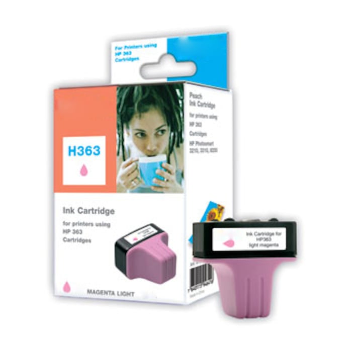 Peach HP 363 Bläckpatron Ljus magenta. Ersättningsbläck för HP-skrivare