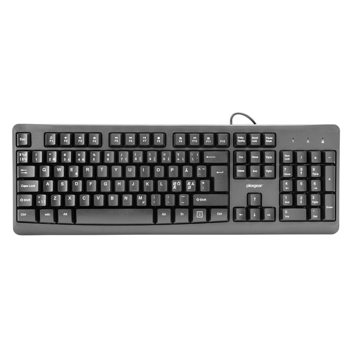 Plexgear Trådbundet tangentbord MK101