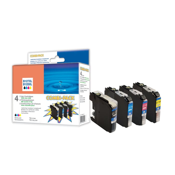 Peach LC125 Blekkpatron 4-pk.