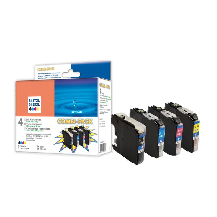 Peach LC125 Bläckpatron 4-pack