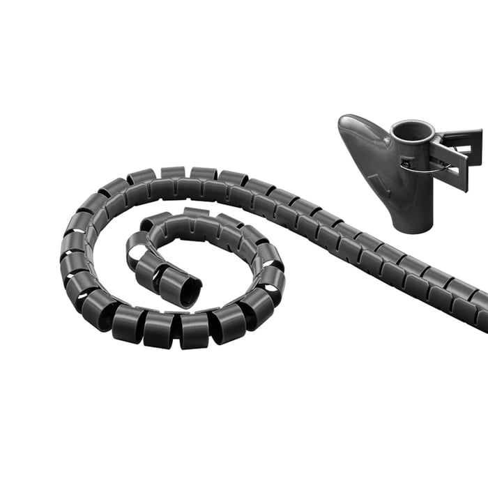 Kabelspiral 25 mm 2,5 m Svart