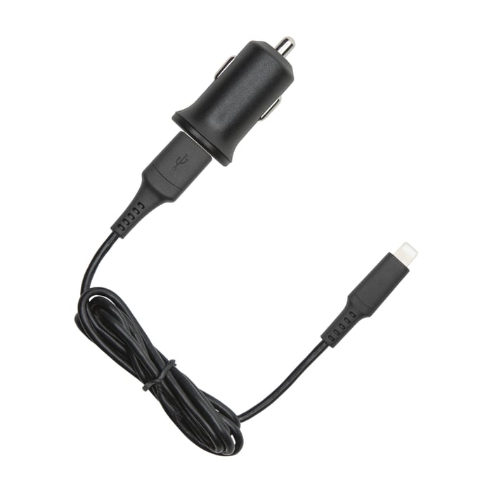 Linocell iPad- och iPhone-billaddare Lightning-kabel