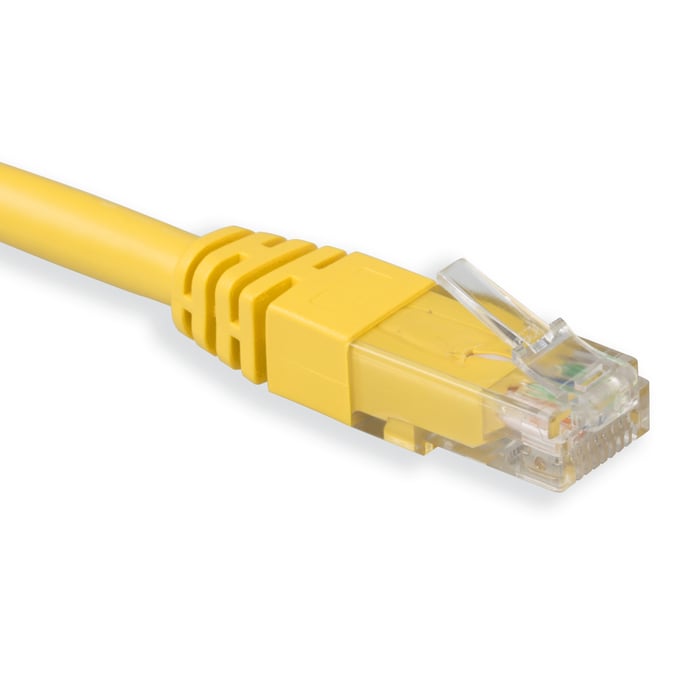 Luxorparts UTP-nätverkskabel Cat. 6 Gul | Nätverk - Nätverkskablar - Nätverkskablar i färdiga längder | GameStuff
