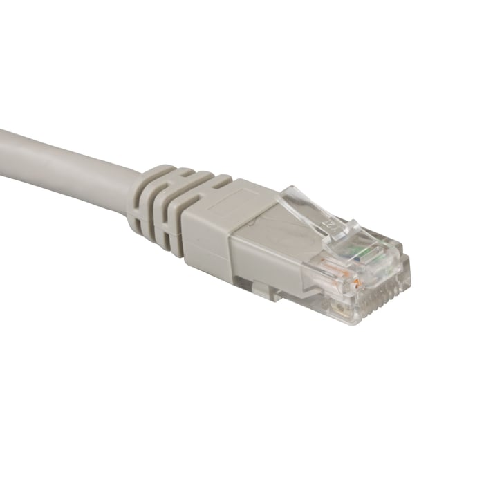 Luxorparts UTP-nätverkskabel Cat. 6 Grå | Nätverk - Nätverkskablar - Nätverkskablar i färdiga längder | GameStuff