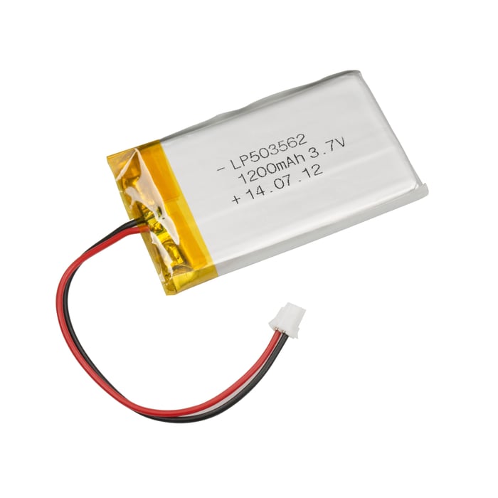 Luxorparts Li-Po-batteri 3,7 V med kontakt | El & verktyg - Elektronik - Arduino - Arduino-tillbehör | GameStuff