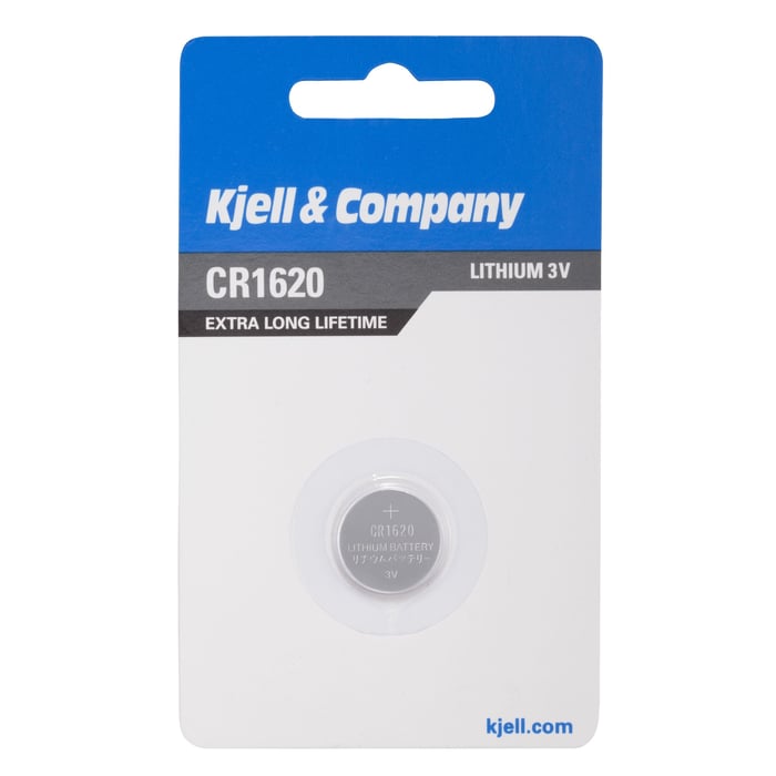 Kjell & Company Litiumbatteri CR1620 | El & verktyg - Batterier - Litiumbatterier | GameStuff