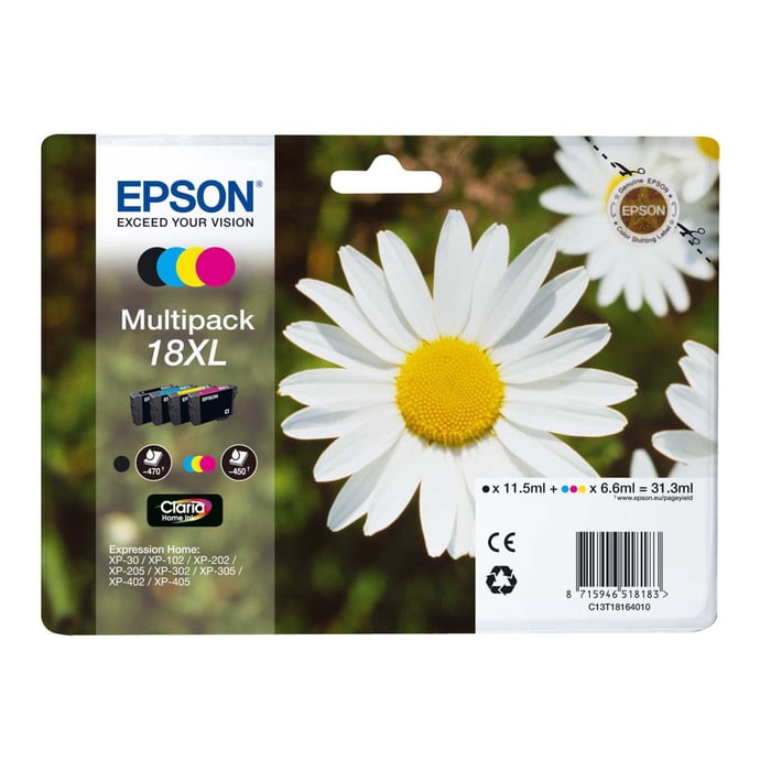 Epson T18XL Bläckpatron 4-pack