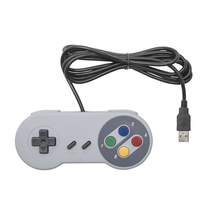 Handkontroll med USB-anslutning SNES