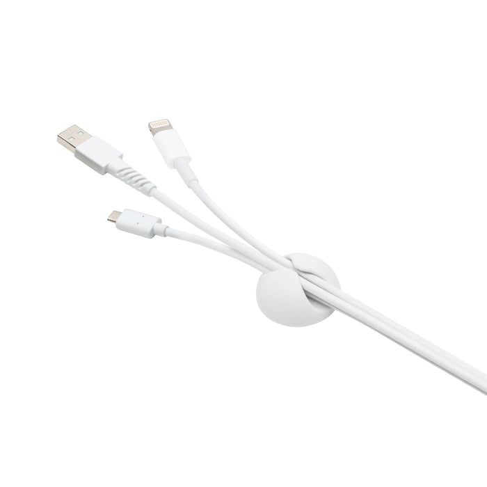 Luxorparts Självhäftande kabelhållare | El & verktyg - Elinstallation - Kabelhantering - Kabelkorg | GameStuff