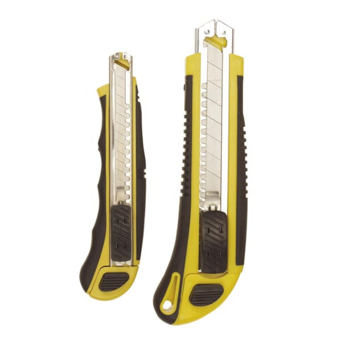 Brytbladskniv med extra fack 2-pack