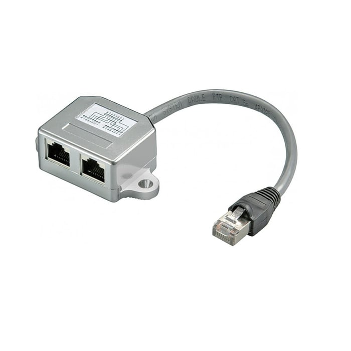 ISDN + ethernet splitter