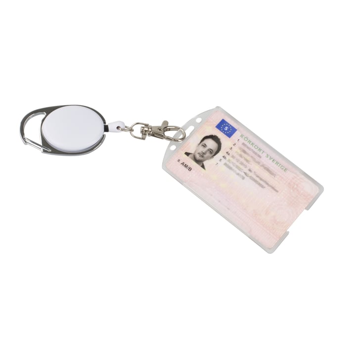 Luxorparts Korthållare med jojo | Kontor - Märkning - Tillbehör | GameStuff