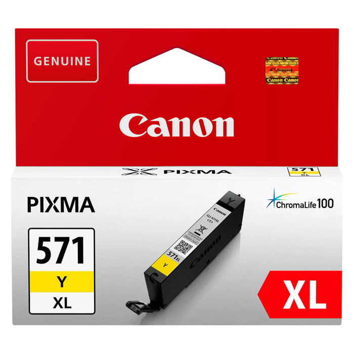 Canon CLI-571 XL blekkpatron, gul