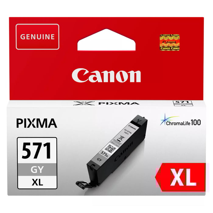 Canon CLI-571 XL Bläckpatron Grå | Kontor - Skrivare & tillbehör - Bläckpatroner - Canon | GameStuff