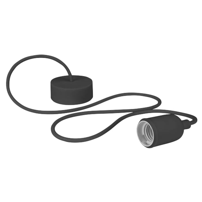 Lamphållare med textilkabel | Belysning & lampor - Lampkontakter | GameStuff