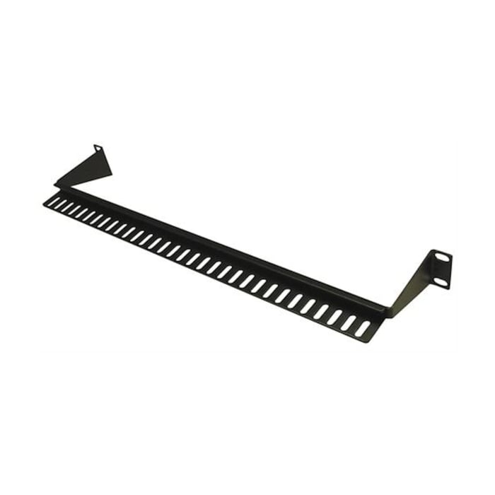 19"-kabelstöd Svart 1U
