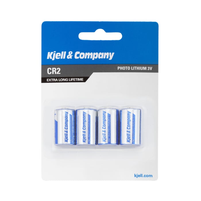 Kjell & Company CR2 Litiumbatteri | El & verktyg - Batterier - Fotobatterier | GameStuff